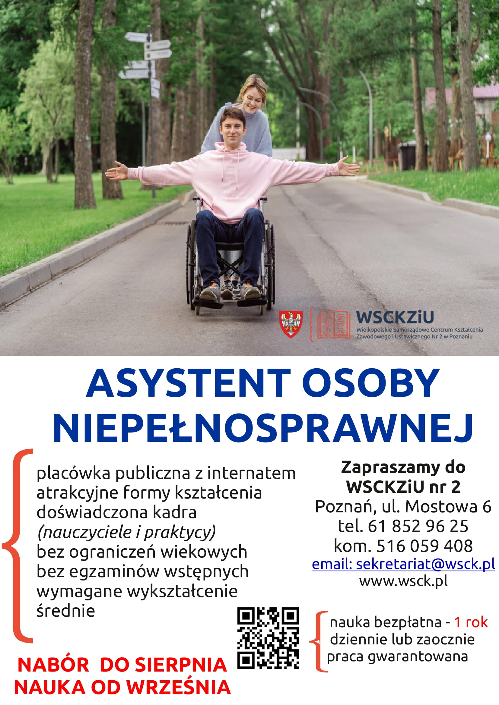 Asystent Osoby Niepełnosprawnej - plakat