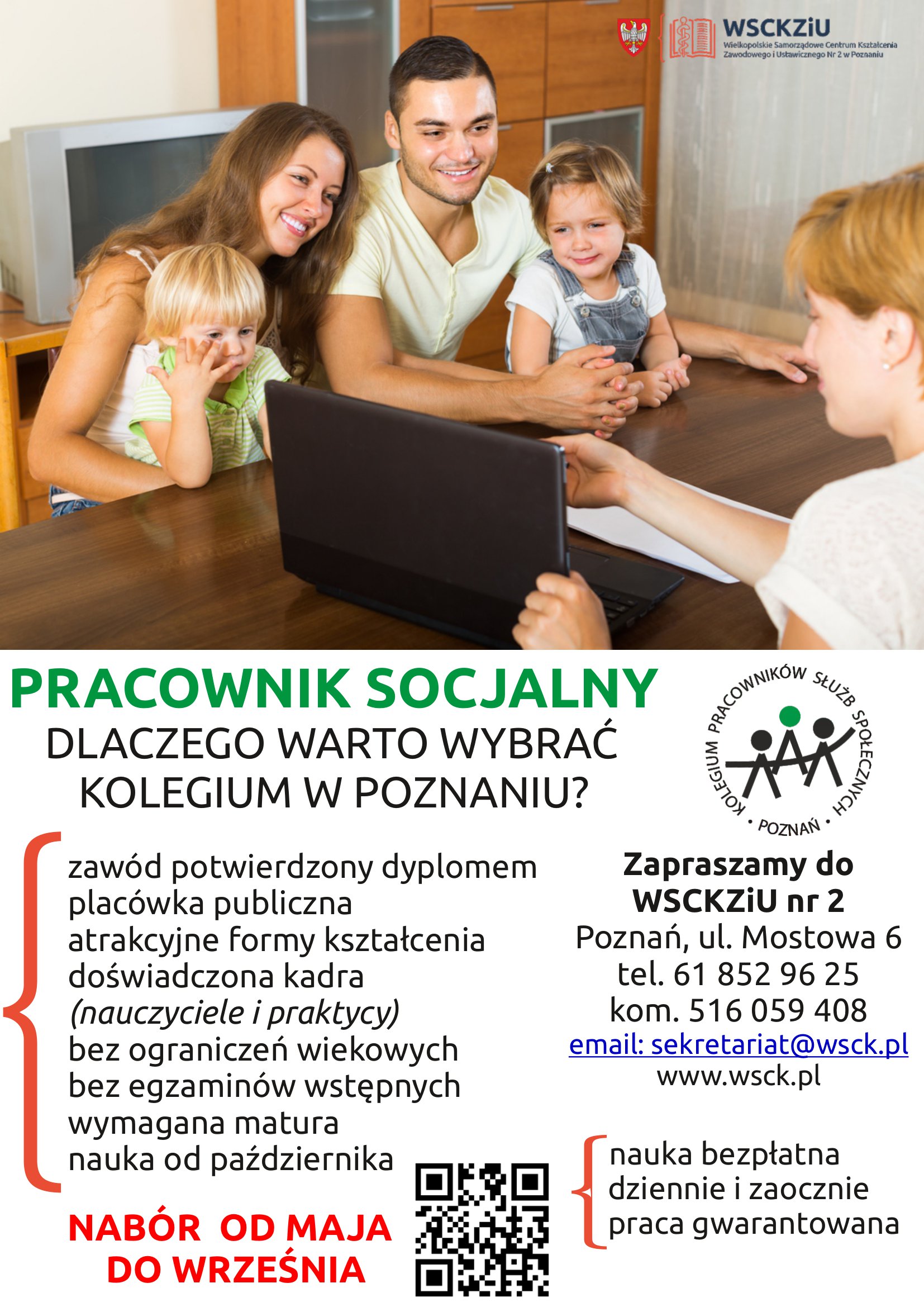 Pracownik Socjlany - plakat